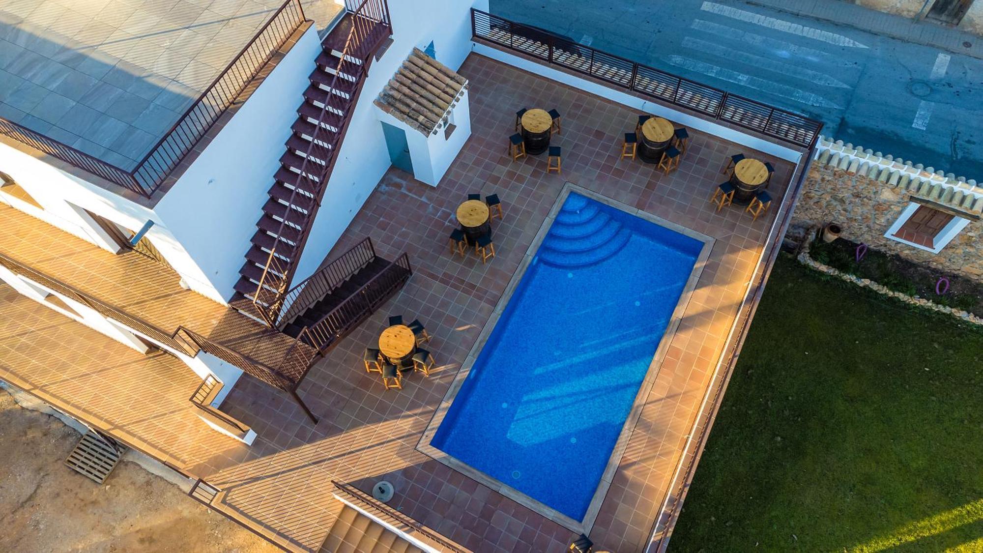 Apartamentos Turisticos Rurales Camino Rio Peralta โปโซอัลกอน ภายนอก รูปภาพ