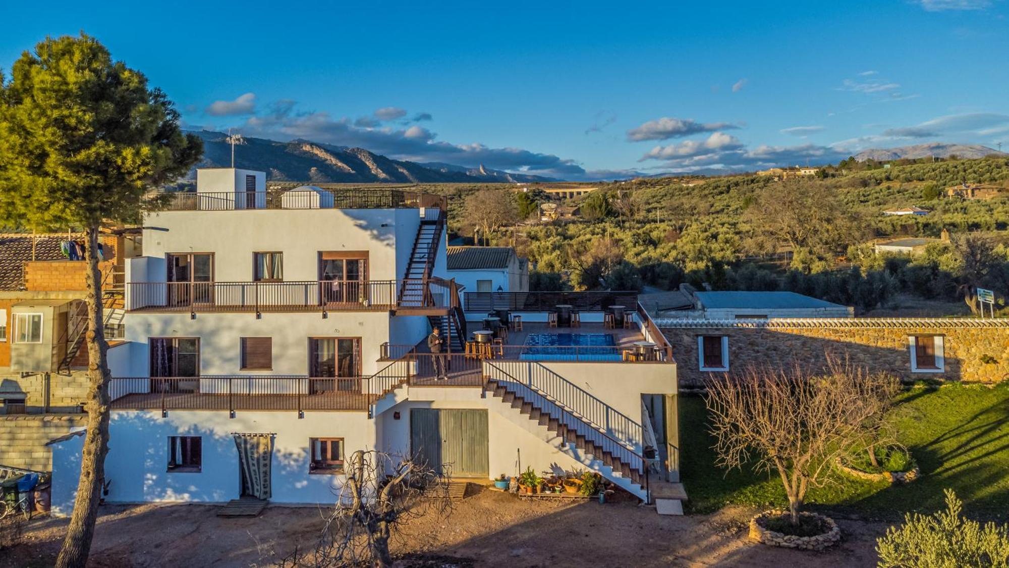 Apartamentos Turisticos Rurales Camino Rio Peralta โปโซอัลกอน ภายนอก รูปภาพ